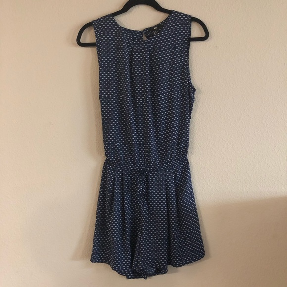 H&M Dresses & Skirts - H&M blue Open Back Romper